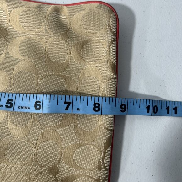 Coach‎ Crossbody Purse Legacy Sutton Signature Monogram Logo Swing Bag - Picture 7 of 13